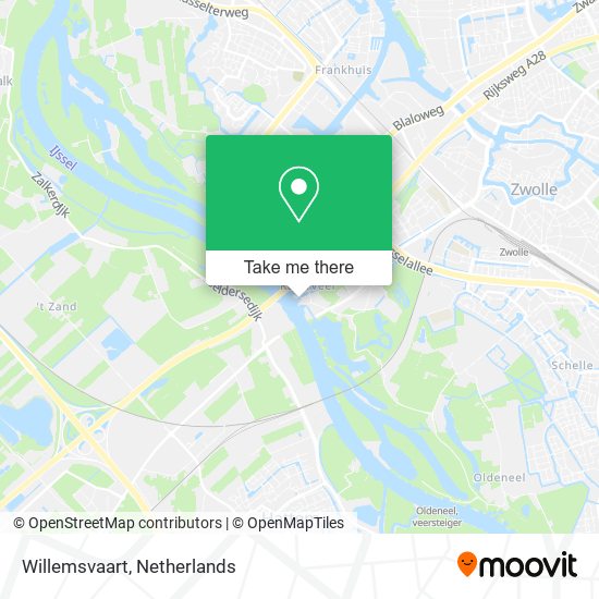 Willemsvaart map