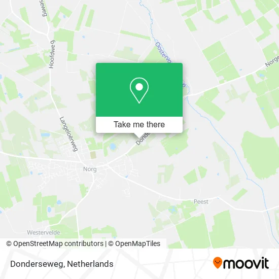 Donderseweg map