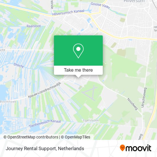 Journey Rental Support map