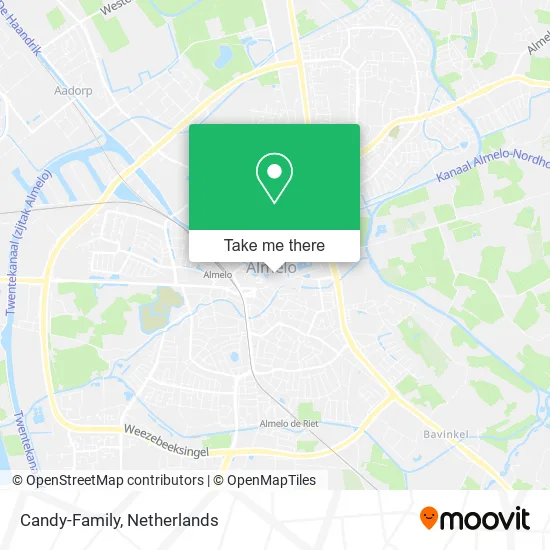 Candy-Family map