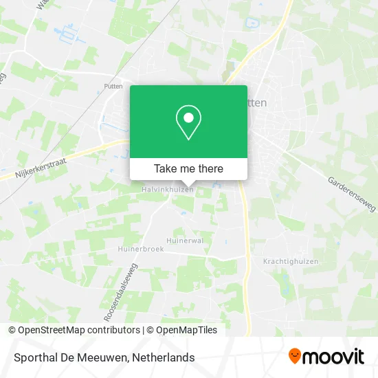 Sporthal De Meeuwen map