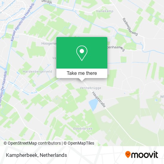 Kampherbeek map