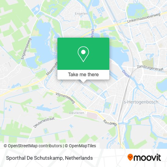 Sporthal De Schutskamp map