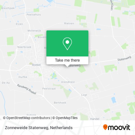 Zonneweide Statenweg map