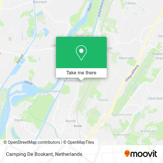 Camping De Boskant map