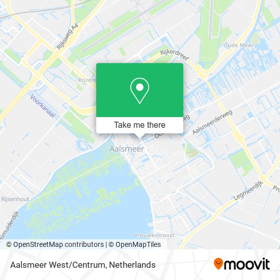 Aalsmeer West/Centrum Karte