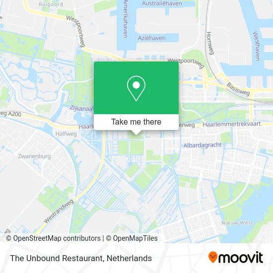 The Unbound Restaurant Karte