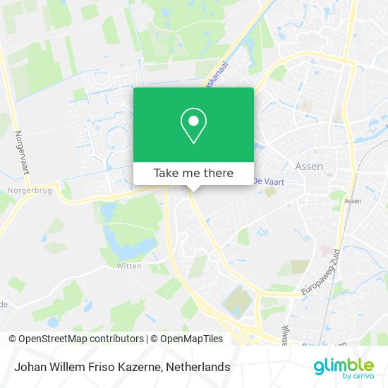 Johan Willem Friso Kazerne map