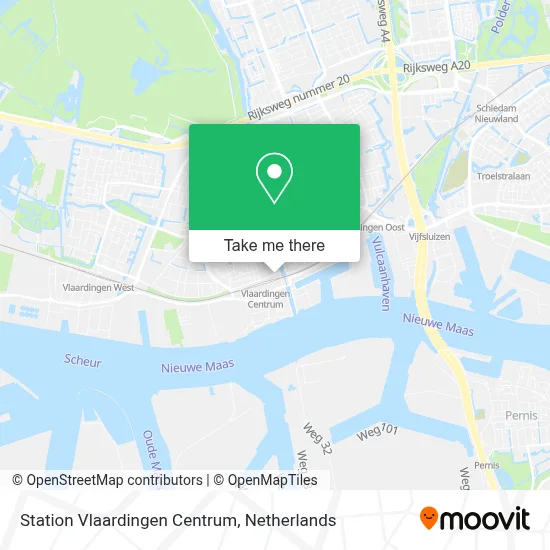 Station Vlaardingen Centrum map