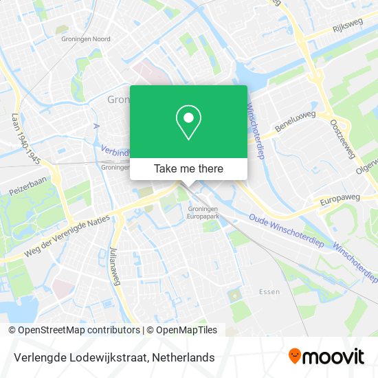 Verlengde Lodewijkstraat map