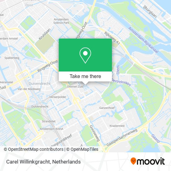 Carel Willinkgracht map