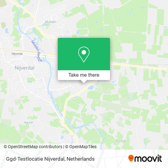 Ggd-Testlocatie Nijverdal map
