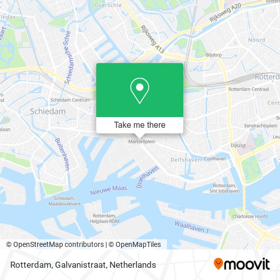 Rotterdam, Galvanistraat map