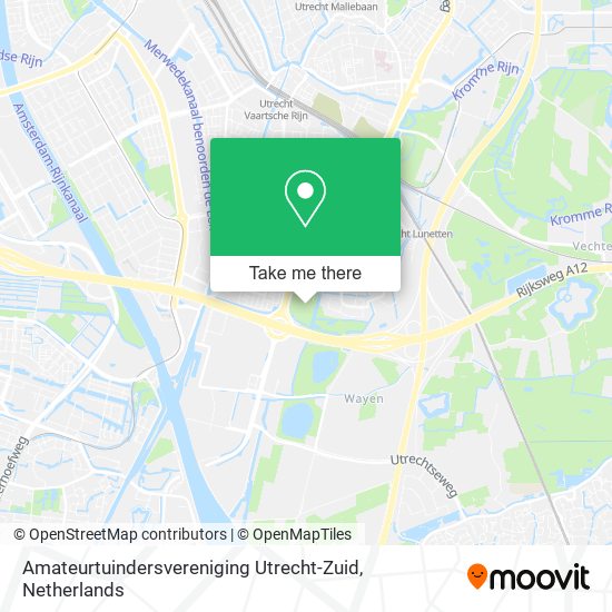 Amateurtuindersvereniging Utrecht-Zuid Karte