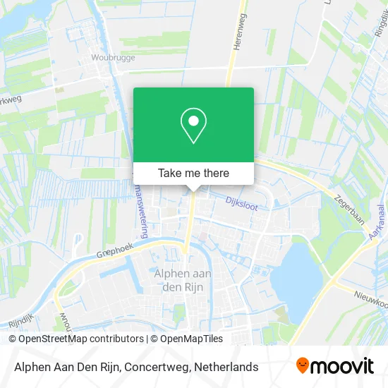 Alphen Aan Den Rijn, Concertweg map