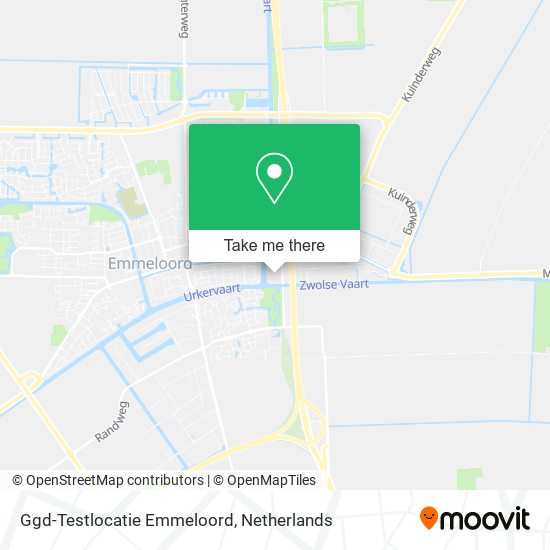 Ggd-Testlocatie Emmeloord map