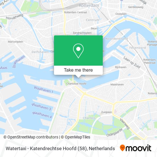 Watertaxi - Katendrechtse Hoofd (58) Karte