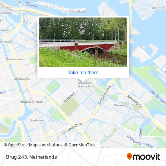 Brug 243 map