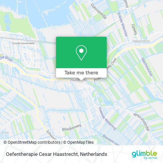 Oefentherapie Cesar Haastrecht map