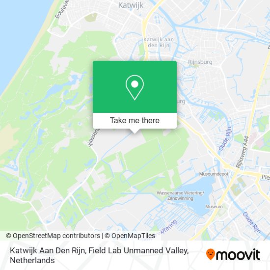Katwijk Aan Den Rijn, Field Lab Unmanned Valley map