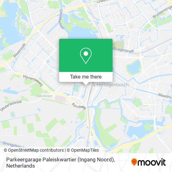 Parkeergarage Paleiskwartier (Ingang Noord) Karte