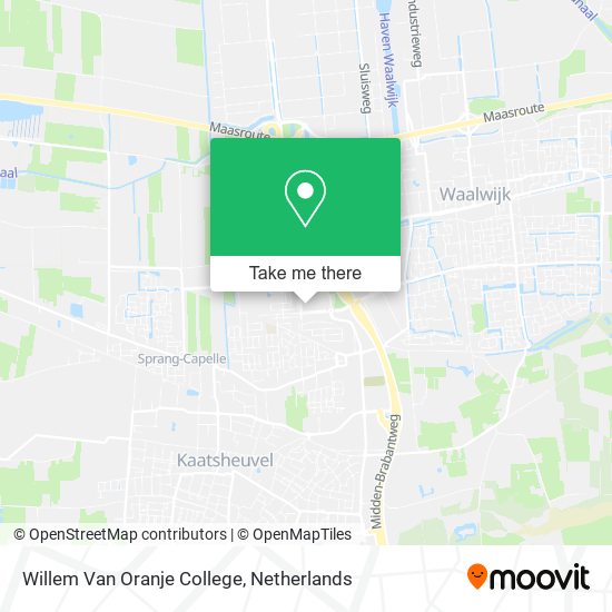 Willem Van Oranje College map