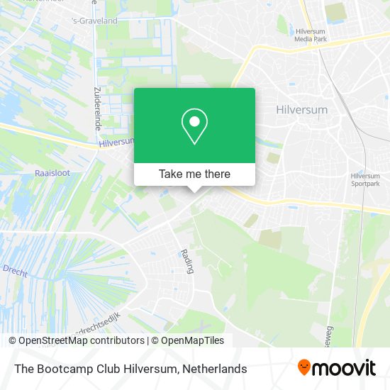 The Bootcamp Club Hilversum map