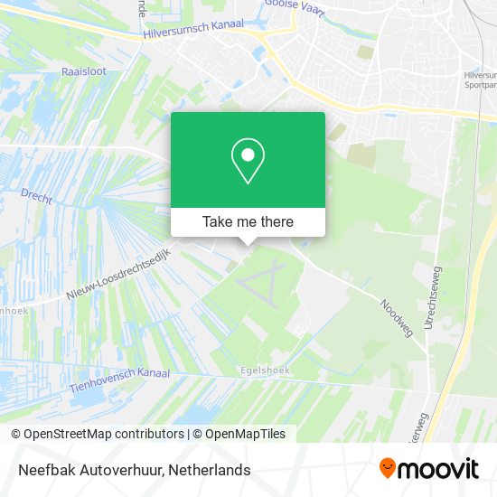 Neefbak Autoverhuur map