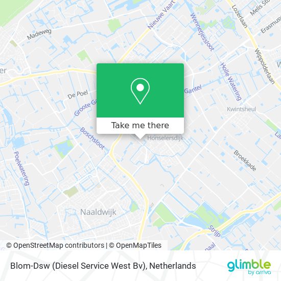 Blom-Dsw (Diesel Service West Bv) Karte