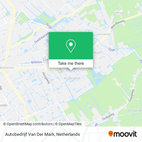 Autobedrijf Van Der Mark map