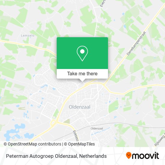 Peterman Autogroep Oldenzaal map