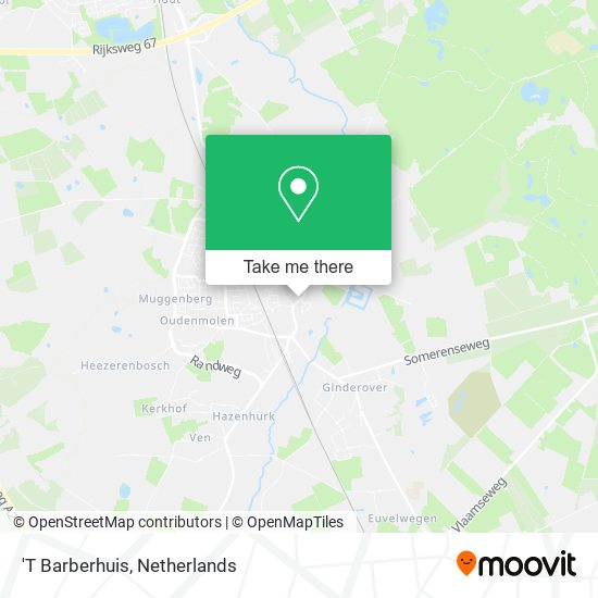 'T Barberhuis map
