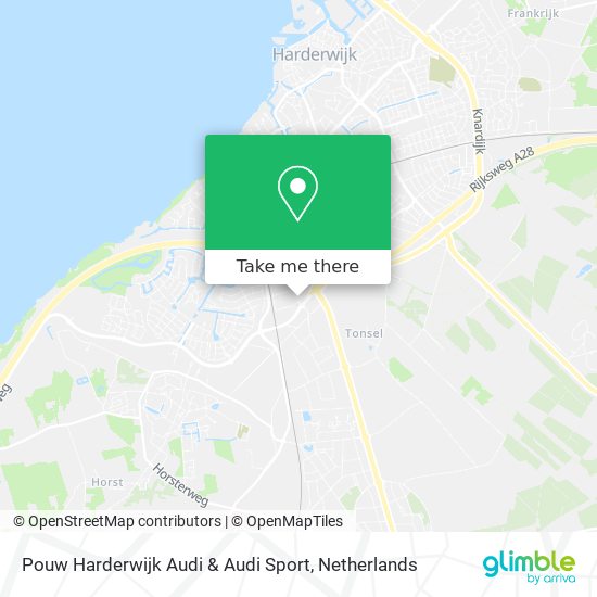 Pouw Harderwijk Audi & Audi Sport map