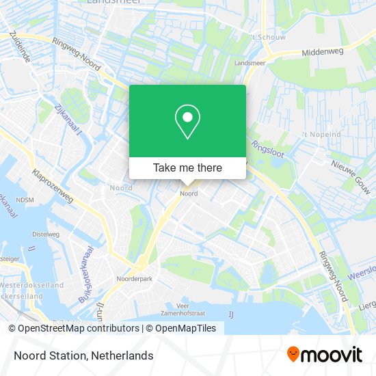 Noord Station map