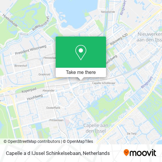 Capelle a d IJssel Schinkelsebaan map