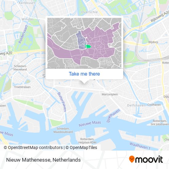 Nieuw Mathenesse map