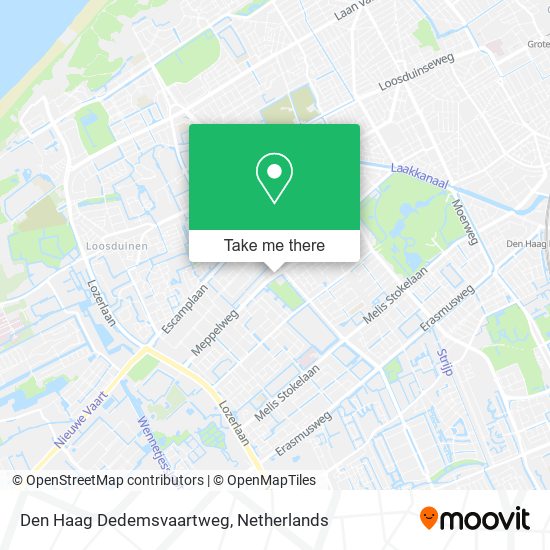 Den Haag Dedemsvaartweg map