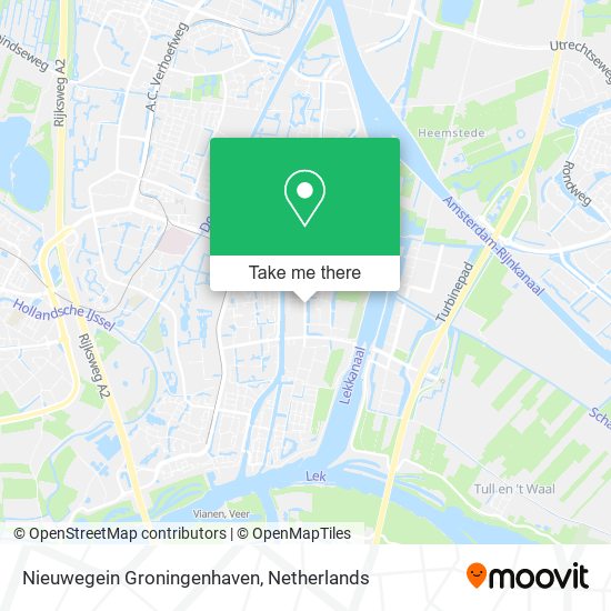 Nieuwegein Groningenhaven map