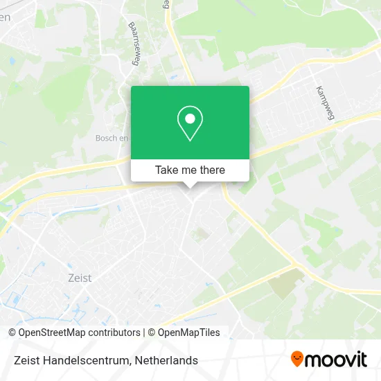 Zeist Handelscentrum map