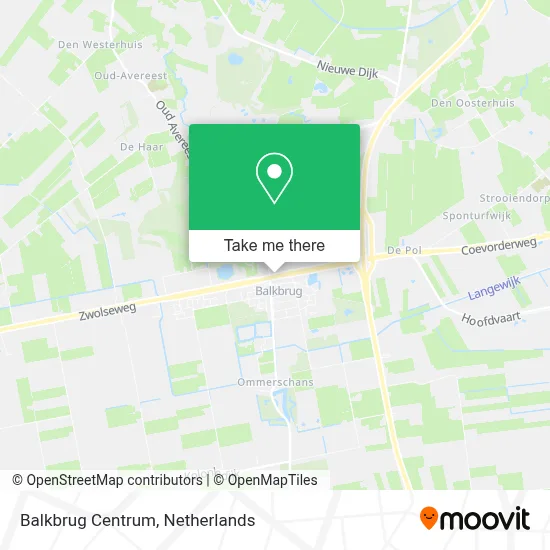 Balkbrug Centrum map