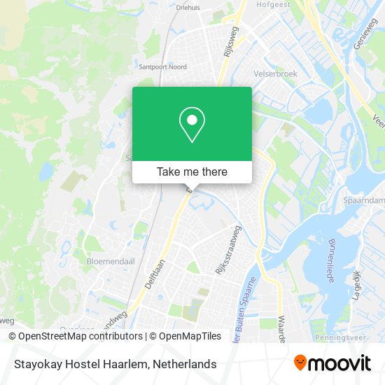 Stayokay Hostel Haarlem map