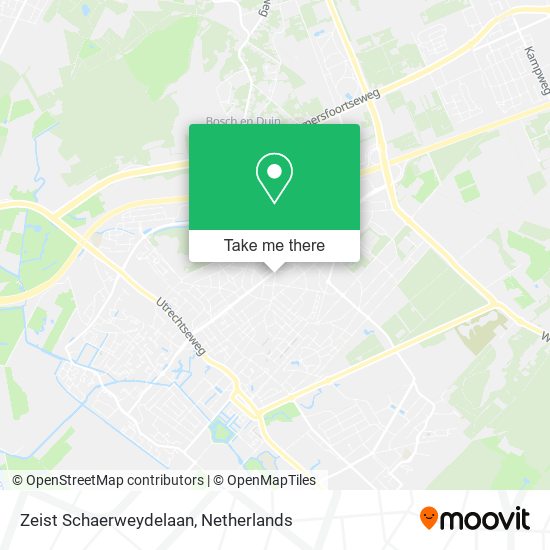 Zeist Schaerweydelaan Karte