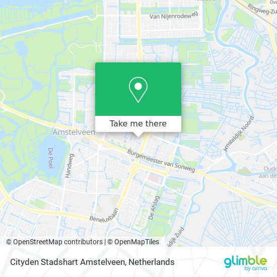 Cityden Stadshart Amstelveen map