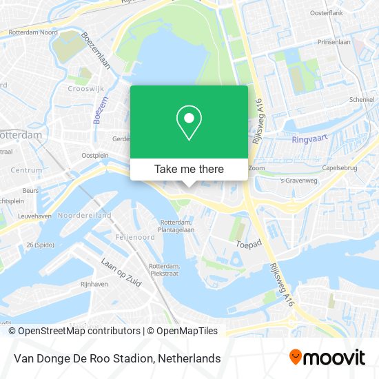 Van Donge De Roo Stadion map