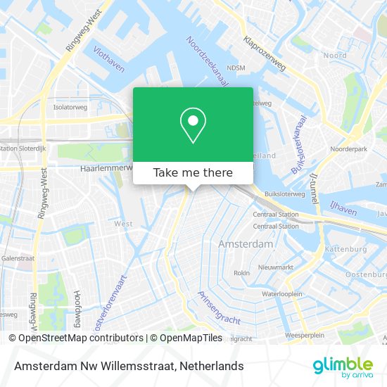 Amsterdam Nw Willemsstraat Karte