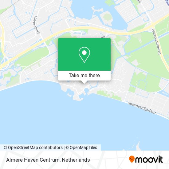 Almere Haven Centrum map