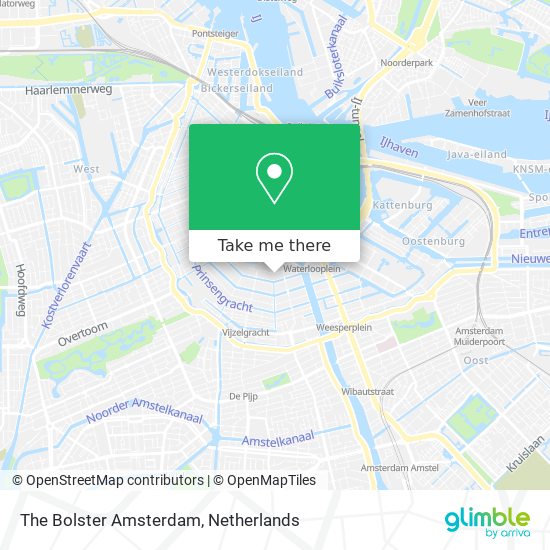 The Bolster Amsterdam Karte