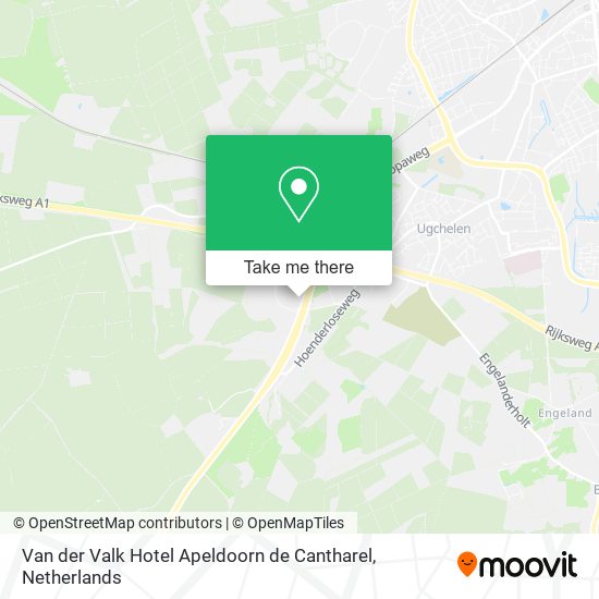 Van der Valk Hotel Apeldoorn de Cantharel map