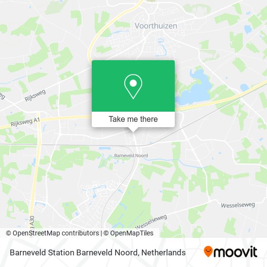 Barneveld Station Barneveld Noord map