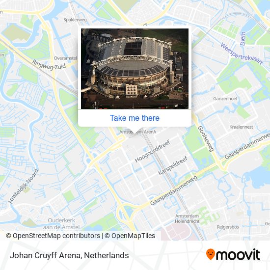 Johan Cruyff Arena map